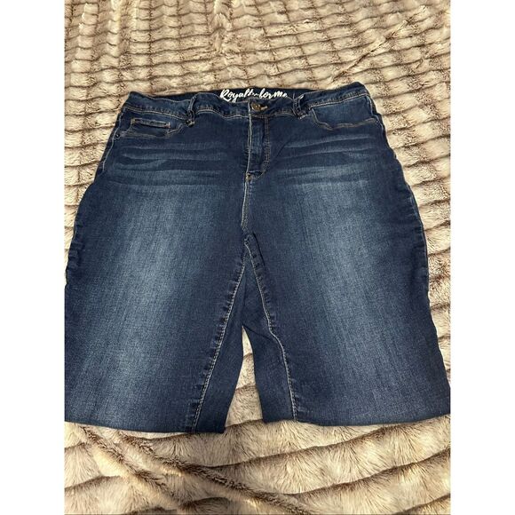 Women’s Royalty For Me Classic Blue Denim Jeans Size 16W - Picture 3 of 5